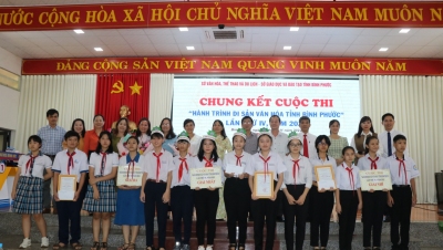 Trường THCS thị trấn Lộc Ninh đoạt giải nhất cuộc thi “hành trình di sản văn hóa” tỉnh Bình Phước lần thứ IV năm 2022