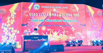 Thành phố Đồng giao lưu âm nhạc đường phố Mừng Đảng – Mừng Xuân 2024