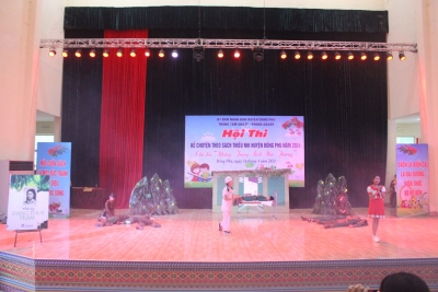 Đưa văn hóa đọc đến với Hội thi kể chuyện theo sách thiếu nhi huyện Đồng Phú năm 2024