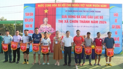 Chơn Thành: Khai mạc giải Bóng đá các Câu lạc bộ năm 2024