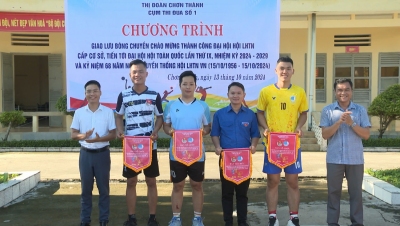 Chơn Thành: sôi nổi giao lưu Bóng chuyền cho đoàn viên, thanh niên để rèn luyện sức khỏe