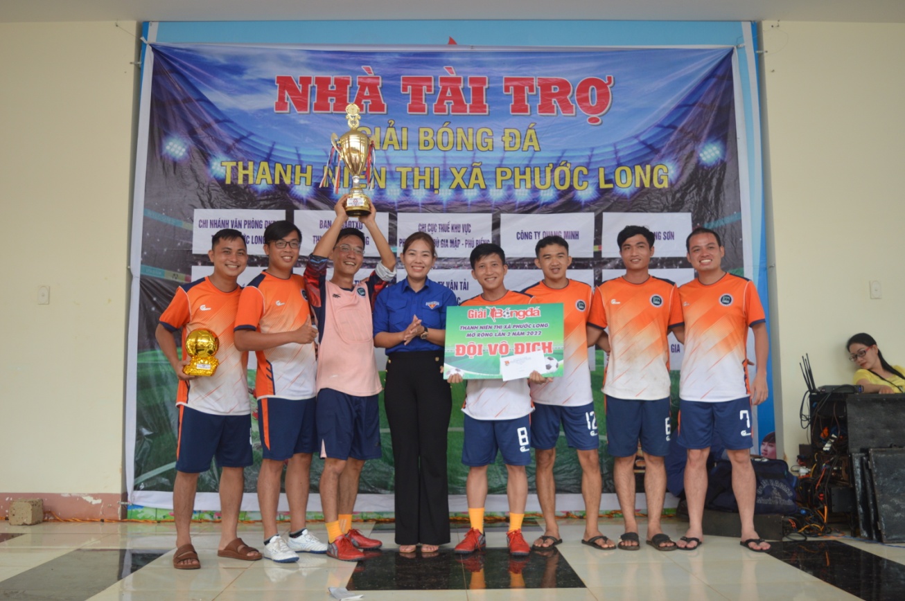 Giải bóng đá thanh niên thị xã Phước Long mở rộng năm 2022