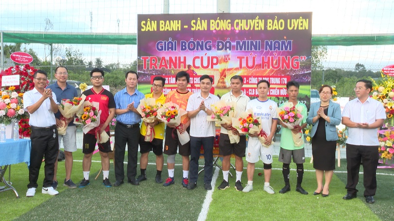 Giải bóng đá cúp tứ hùng chào mừng thị xã Chơn Thành