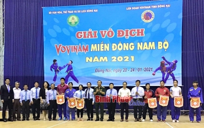 Vovinam Bình Phước thắng lớn trong ngày đầu ra quân Giải vô địch Vovinam miền Đông Nam bộ năm 2021