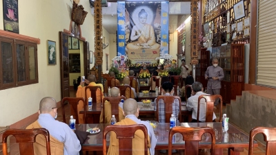 Ban trị sự Giáo hội Phật giáo Việt Nam huyện Bù Đăng tổ chức kỷ niệm 40 năm ngày thành lập Giáo hội Phật giáo Việt Nam (07/11/1981 – 07/11/2021)