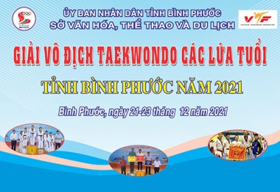 Kế hoạch tổ chức Giải Vô địch Taekwondo các lứa tuổi tỉnh Bình Phước, năm 2021