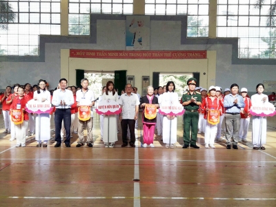 Khai mạc Đại hội Thể dục thể thao huyện Chơn Thành lần thứ V