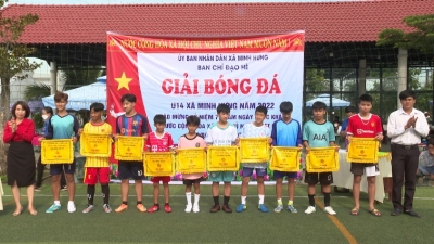 Chơn Thành: Giải bóng đá U14, chào mừng kỷ niệm 77 năm ngày Quốc khánh nước cộng hòa xã hội chủ nghĩa Việt Nam (2/9/1945-2/9/2022)