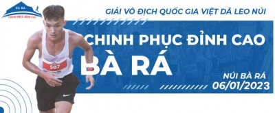 Kế hoạch Tổ chức giải Vô địch quốc gia Việt dã leo núi  “Chinh phục đỉnh cao Bà Rá” lần thứ 28, năm 2023