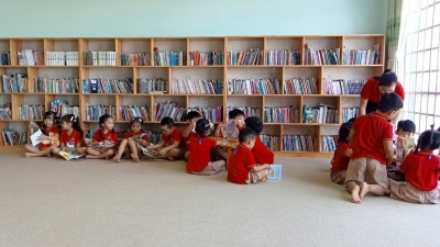 Phát triển văn hóa đọc cho trẻ ngay từ lứa tuổi mầm non