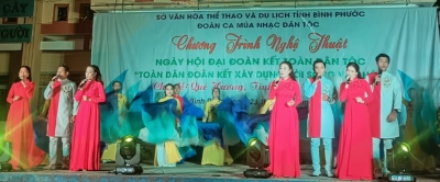 Bình Phước biểu diễn nghệ thuật tuyên truyền lưu động tại xã Minh Lập