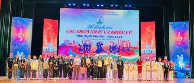 Bình Phước, tổ chức thành công Liên hoan các nhóm nhảy và khiêu vũ tỉnh Bình Phước năm 2023.