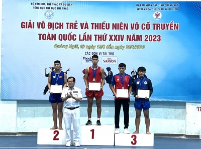 Đội tuyển Võ Cổ truyền Bình phước đoạt 10 huy chương  giải Vô địch trẻ - thiếu niên Võ Cổ truyền toàn quốc lần thứ 24, năm 2023