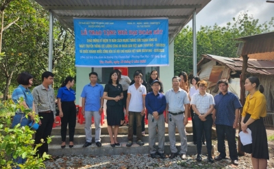 Ủy ban MTTQ huyện Đồng Phú trao nhà đại đoàn kết cho hộ khó khăn về nhà ở
