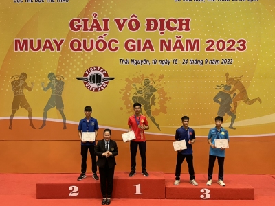 Đội tuyển Muay Bình Phước đoạt 03 huy chương giải Vô địch Muay toàn quốc năm 2023