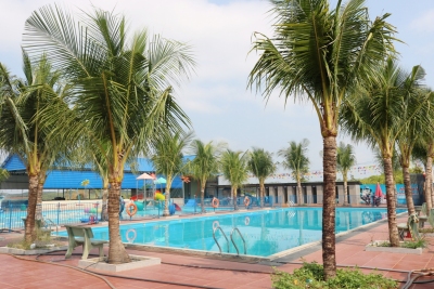 Khảo sát hồ bơi, mở lớp dạy bơi miễn phí cho trẻ em trên địa bàn huyện Bù Đăng